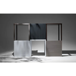   Square Slatted Outdoor Dining Table | Oroa.com