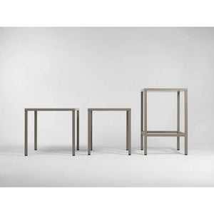   Square Slatted Outdoor Dining Table | Oroa.com