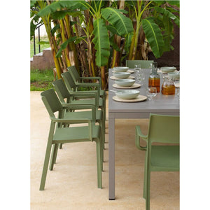   Aluminum Framed Extendible Outdoor Dining Table | Oroa.com