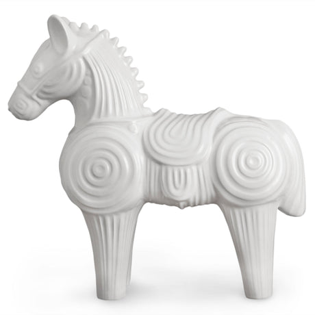 White Stoneware Horse Sculpture L | Jonathan Adler Menagerie | Oroa.com
