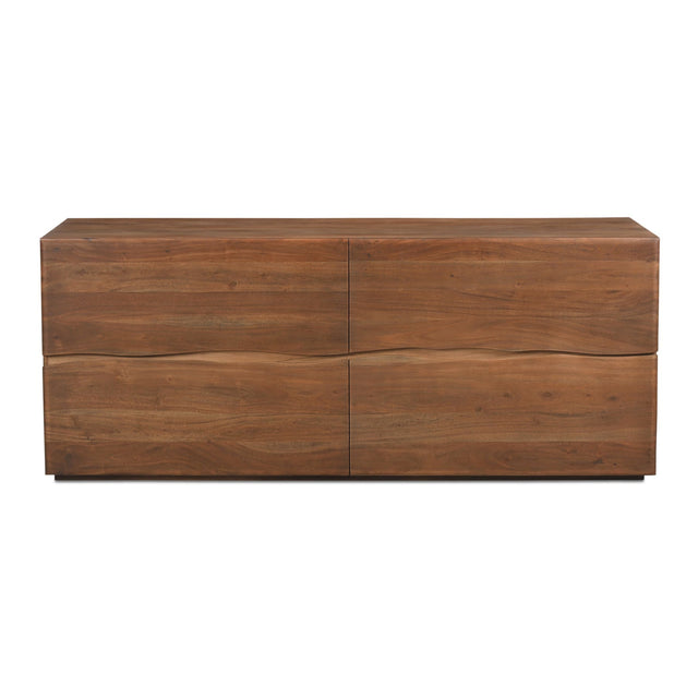 Modern European furniture - Live-Edge Acacia 4-Drawer Dresser - www.oroa.com