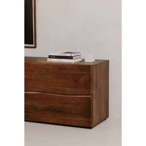Modern European furniture - Live-Edge Acacia 4-Drawer Dresser - www.oroa.com