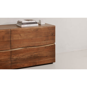 Modern European furniture - Live-Edge Acacia 4-Drawer Dresser - www.oroa.com