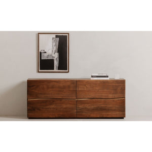 Modern European furniture - Live-Edge Acacia 4-Drawer Dresser - www.oroa.com