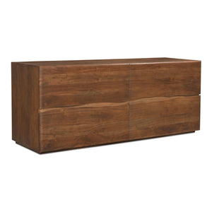 Modern European furniture - Live-Edge Acacia 4-Drawer Dresser - www.oroa.com
