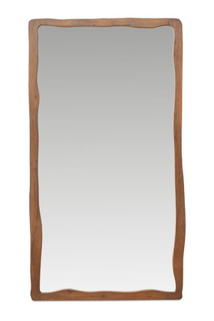 Brown Acacia Wood Mirror | Novi Living Ellis | Oroa.com