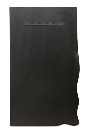 Modern European furniture - Acacia Squiggle Mirror L - www.oroa.com