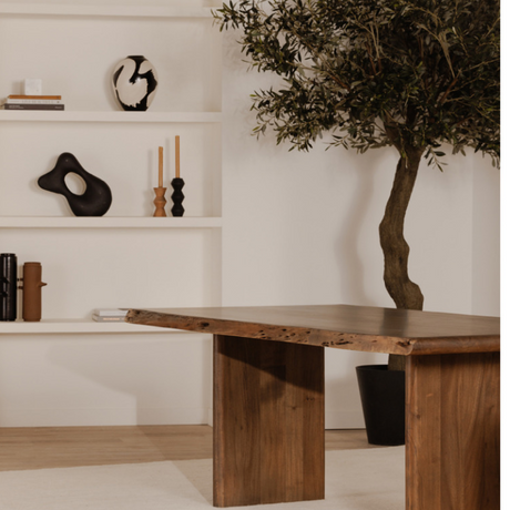 Modern European furniture - Acacia Wood Dining Table - www.oroa.com