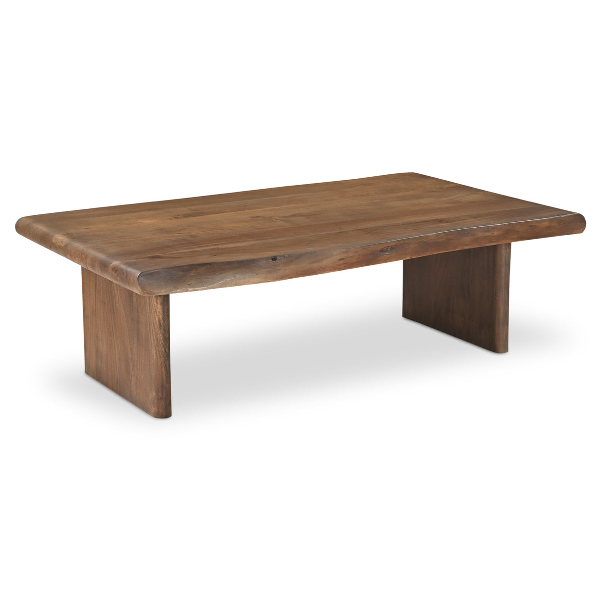 Modern European furniture - Brown Acacia Wood Coffee Table - www.oroa.com