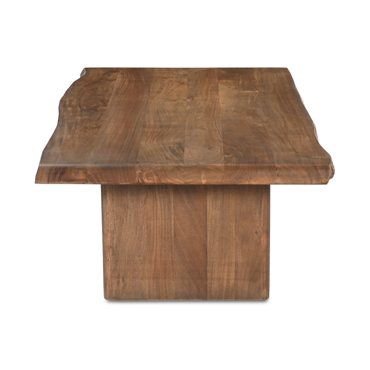 Modern European furniture - Brown Acacia Wood Coffee Table - www.oroa.com