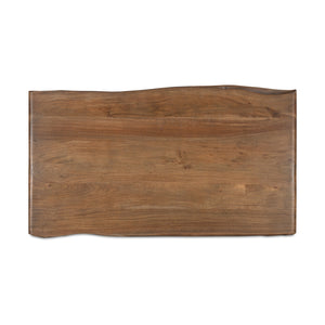 Modern European furniture - Brown Acacia Wood Coffee Table - www.oroa.com