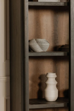   Modern European furniture - Black Sliding-Door Tall Cabinet - www.oroa.com | Oroa.com