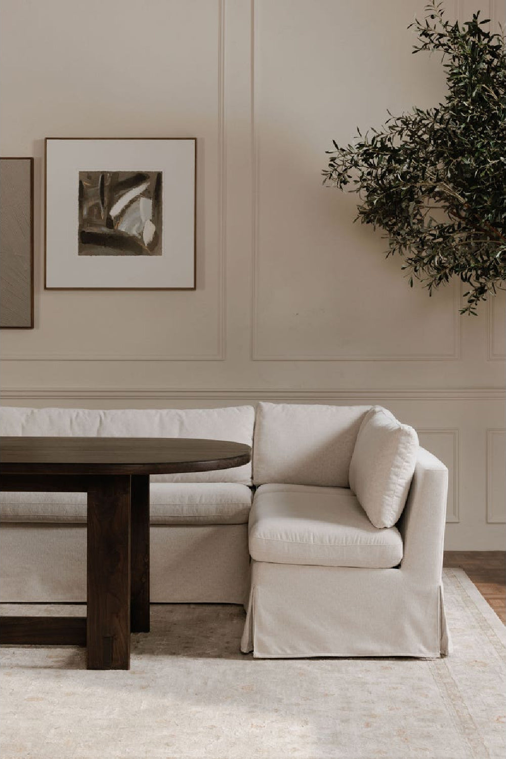 Modern European furniture - Solid Need Wood Dining Table - www.oroa.com