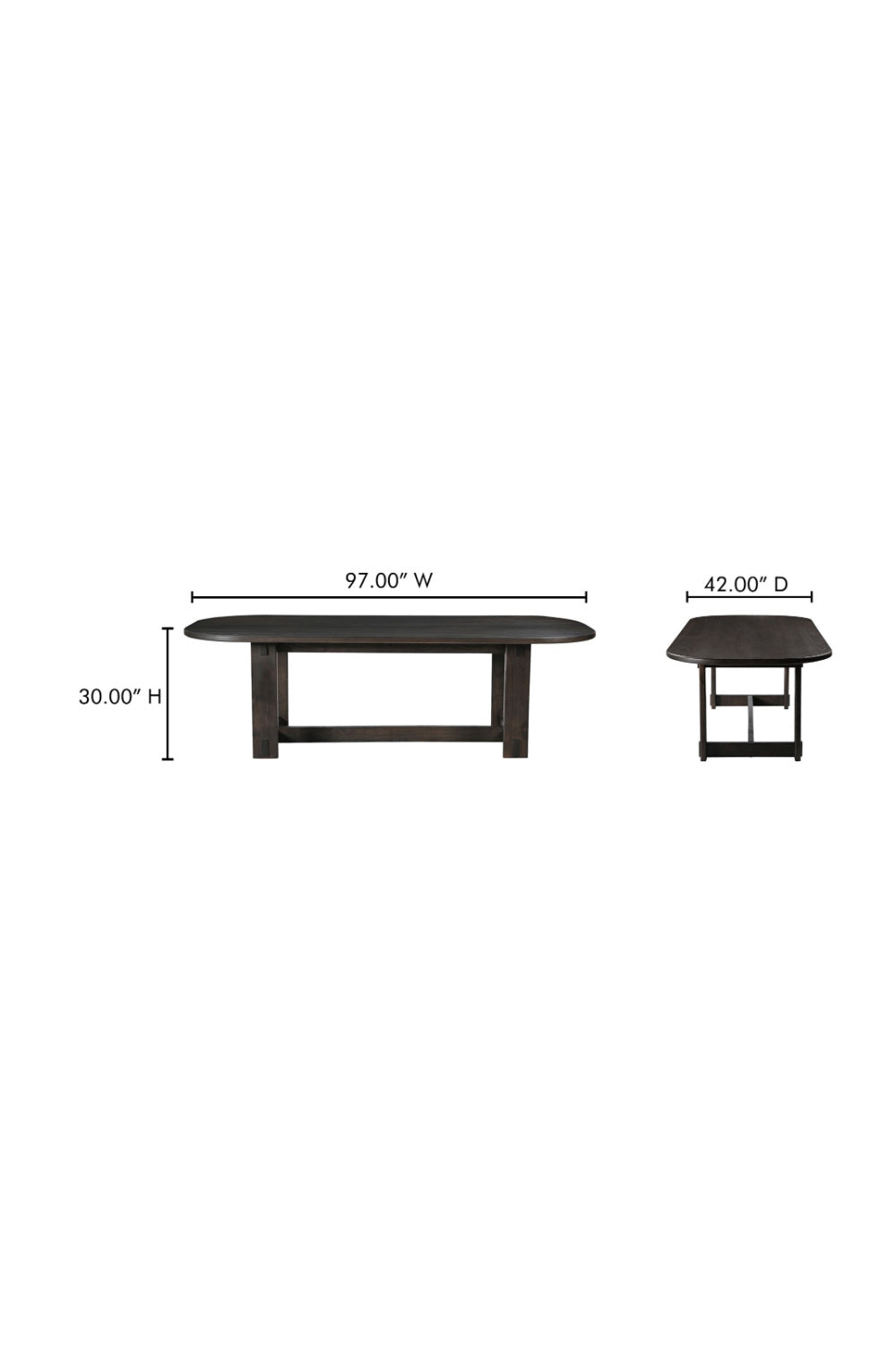 Modern European furniture - Solid Need Wood Dining Table - www.oroa.com