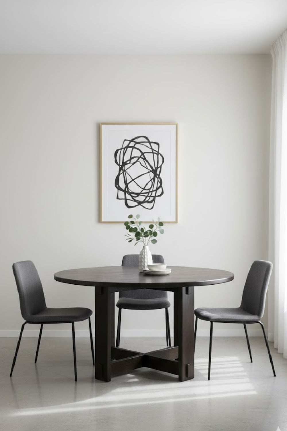 Modern European furniture - Solid Need Wood Dining Table - www.oroa.com