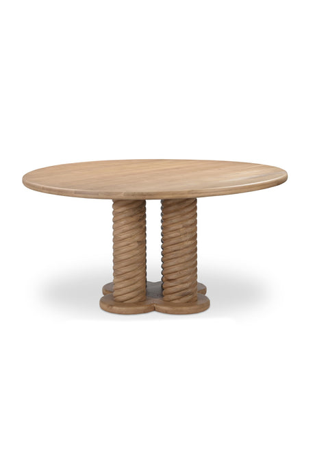 Modern European furniture - Oak Turned-Leg Dining Table - www.oroa.com