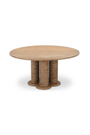   Modern European furniture - Oak Turned-Leg Dining Table - www.oroa.com | Oroa.com