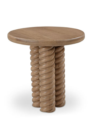   Modern European furniture - Oak Turned-Leg Side Table - www.oroa.com | Oroa.com