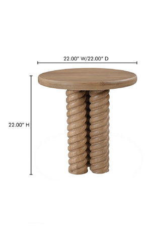 Modern European furniture - Oak Turned-Leg Coffee Table - www.oroa.com