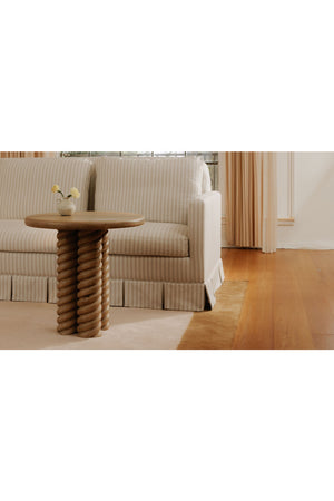   Modern European furniture - Oak Turned-Leg Side Table - www.oroa.com | Oroa.com