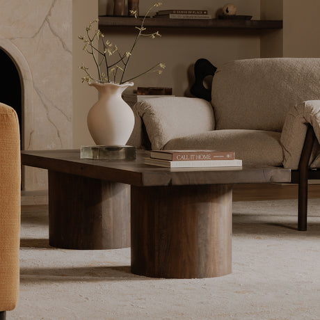 Modern European furniture - Neem Wood Coffee Table - www.oroa.com