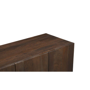 Modern European furniture - Neem Wood 6-Door Media Unit - www.oroa.com