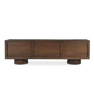 Modern European furniture - Neem Wood 6-Door Media Unit - www.oroa.com