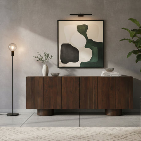 Modern European furniture - Neem Wood 6-Door Sideboard - www.oroa.com