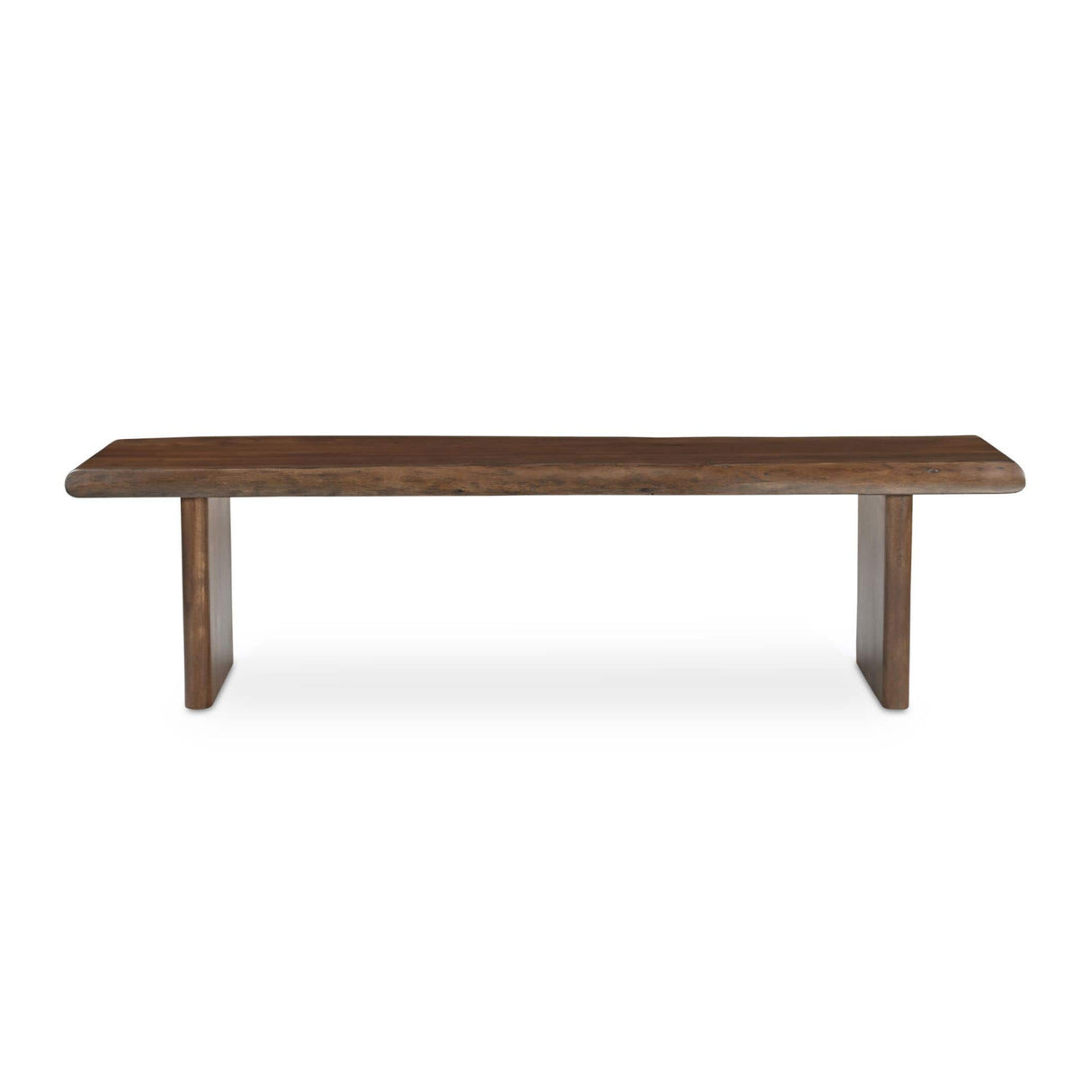 Modern European furniture - Brown Acacia Wood Dining Bench - www.oroa.com
