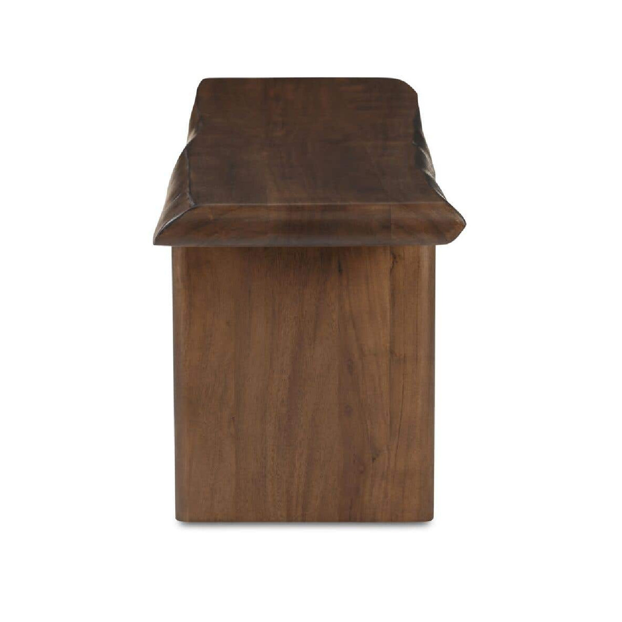 Modern European furniture - Brown Acacia Wood Dining Bench - www.oroa.com