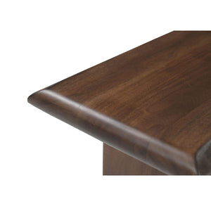 Modern European furniture - Brown Acacia Wood Dining Bench - www.oroa.com
