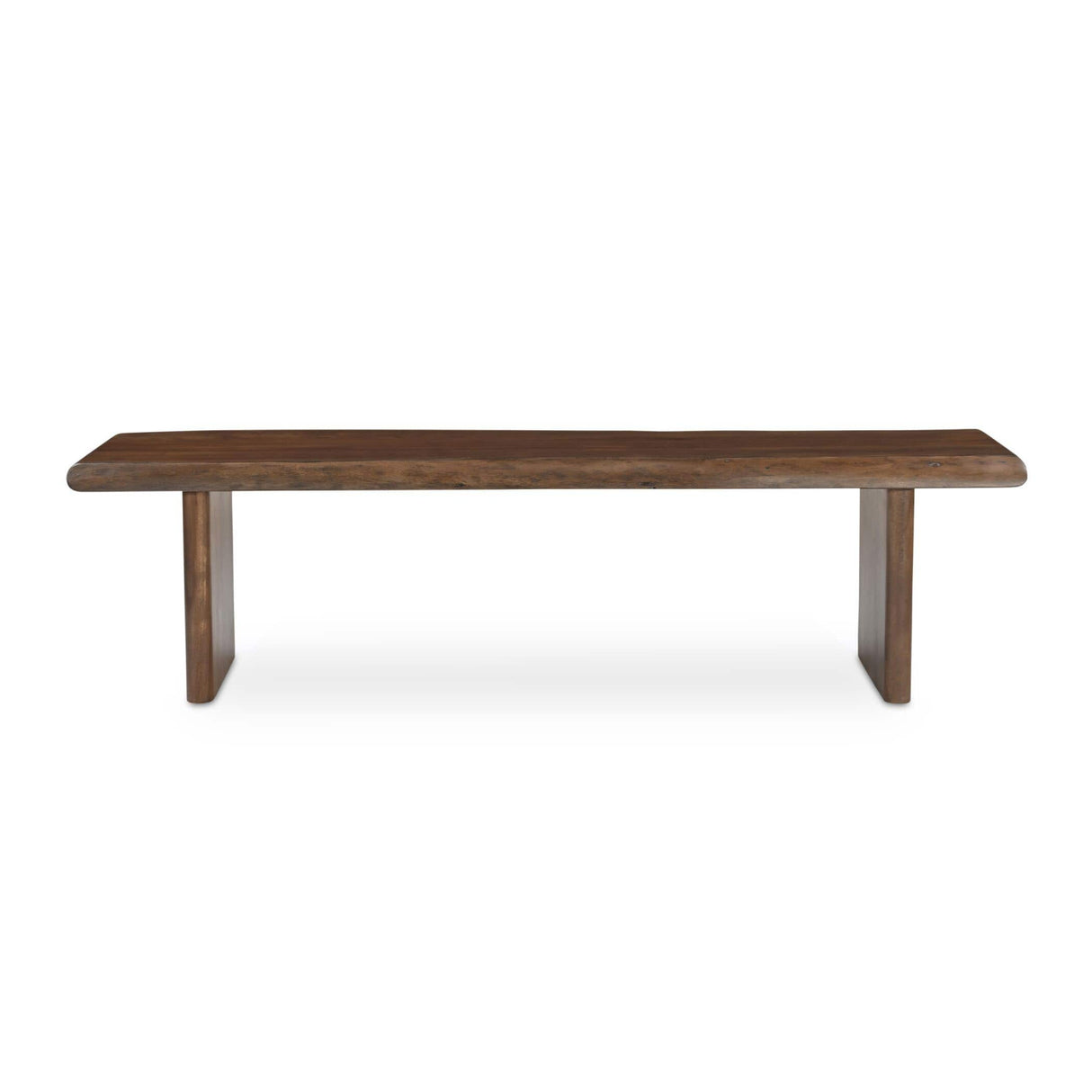 Modern European furniture - Brown Acacia Wood Dining Bench - www.oroa.com