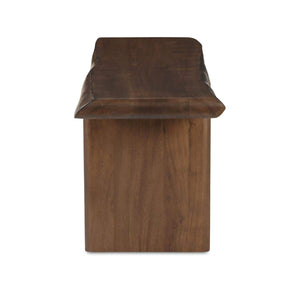 Modern European furniture - Brown Acacia Wood Dining Bench - www.oroa.com