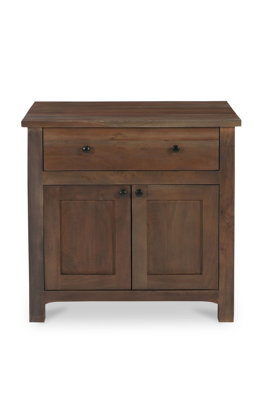   Wooden 2-Door Charging Nightstand | Oroa.com