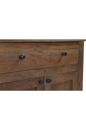   Wooden 2-Door Charging Nightstand | Oroa.com