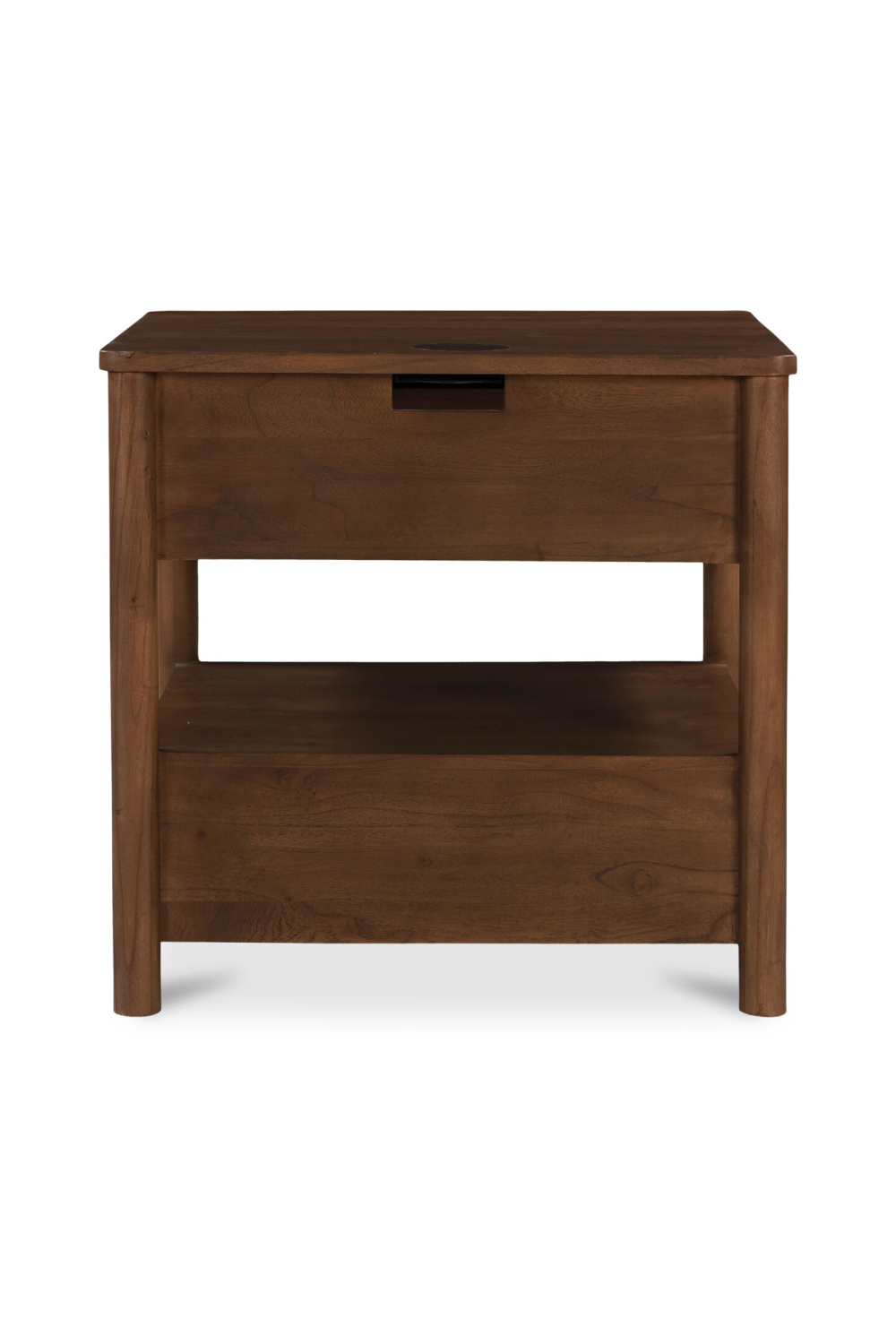   2-Drawer Wooden Charging Nightstand | Oroa.com