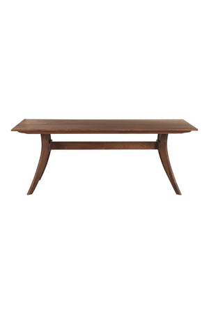   Modern European furniture - Walnut Rectangular Dining Table - www.oroa.com | Oroa.com