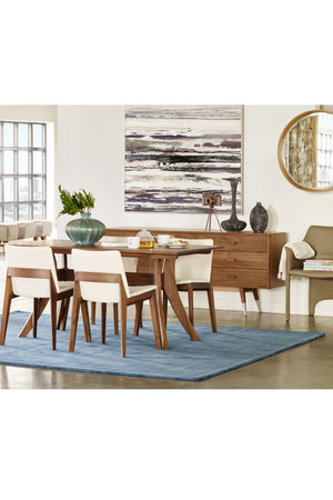   Modern European furniture - Walnut Rectangular Dining Table - www.oroa.com | Oroa.com