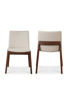 Modern European furniture - American Walnut Framed Dining Chairs (2) - www.oroa.com