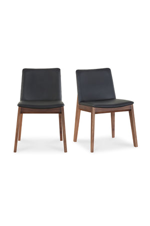 Modern European furniture - American Walnut Framed Dining Chairs (2) - www.oroa.com