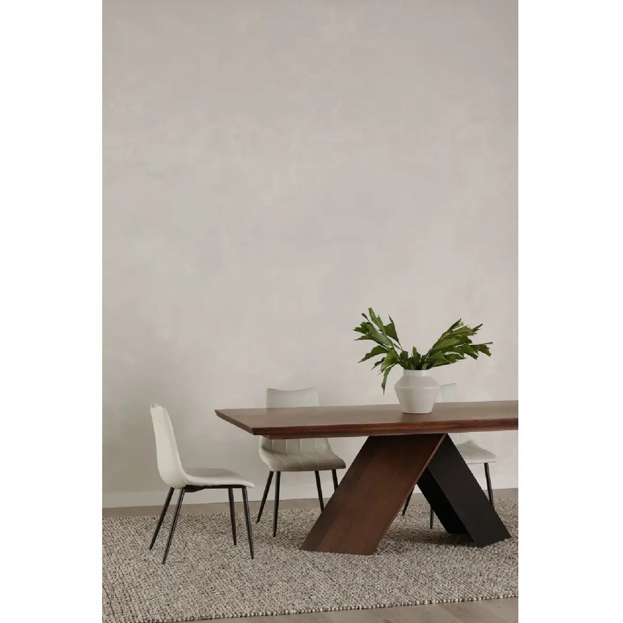Modern European furniture - Solid Walnut Dining Table - www.oroa.com