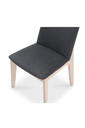 Modern European furniture - Oak Framed Padded Dining Chairs (2) - www.oroa.com