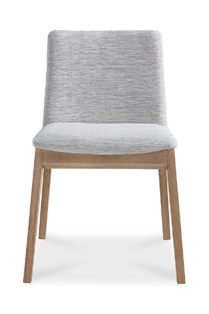 Modern European furniture - Oak Framed Padded Dining Chairs (2) - www.oroa.com
