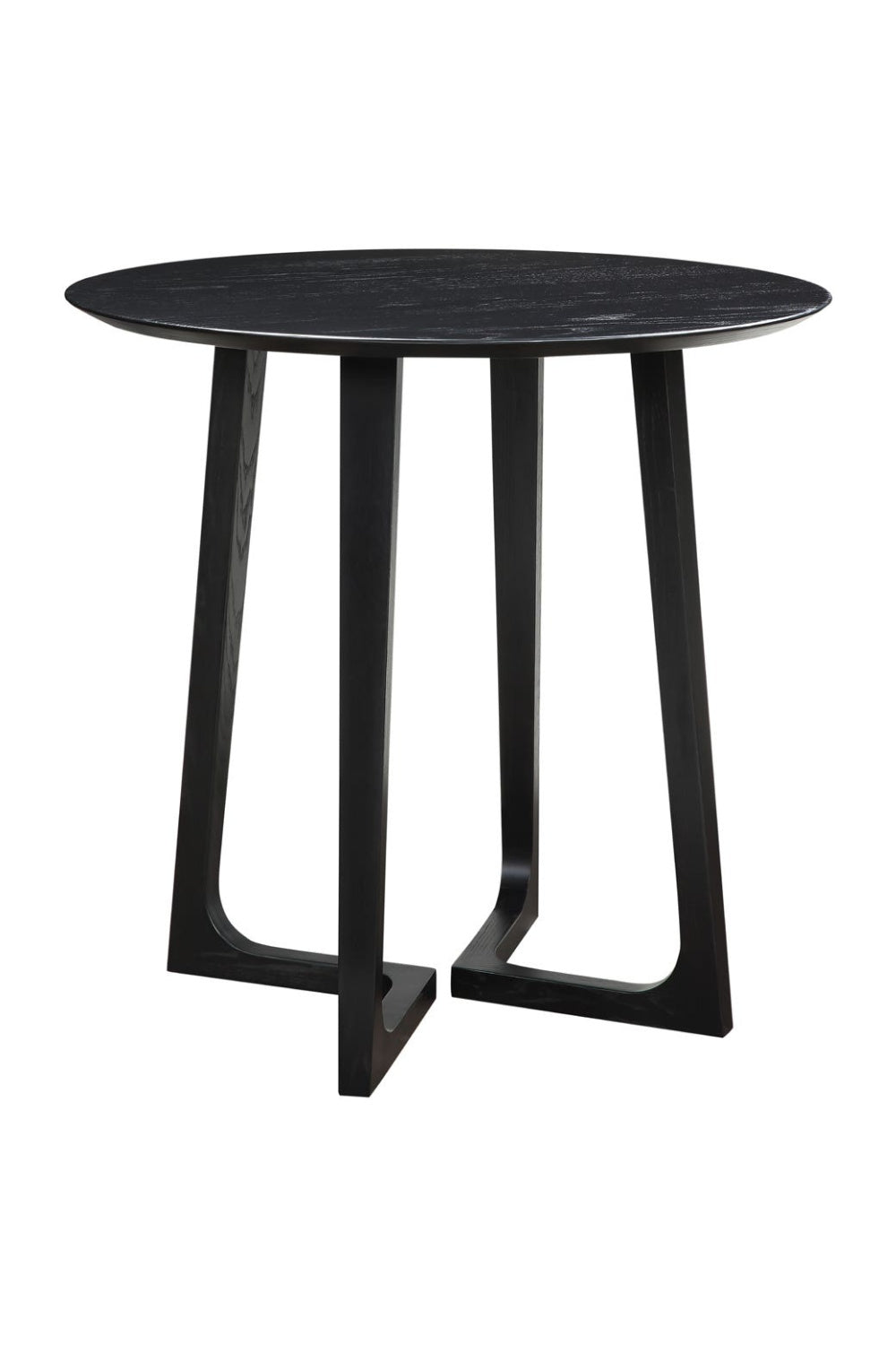Black Solid Ash Counter Table | Novi Living Godenza | Oroa.com