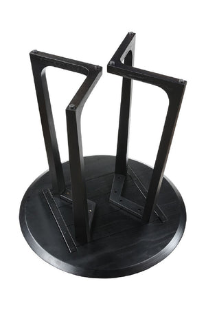 Black Solid Ash Counter Table | Novi Living Godenza | Oroa.com