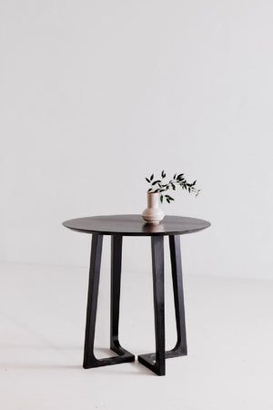 Black Solid Ash Counter Table | Novi Living Godenza | Oroa.com