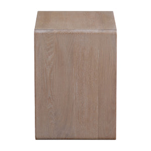 Modern European furniture - Japandi Wooden Accent Table - www.oroa.com