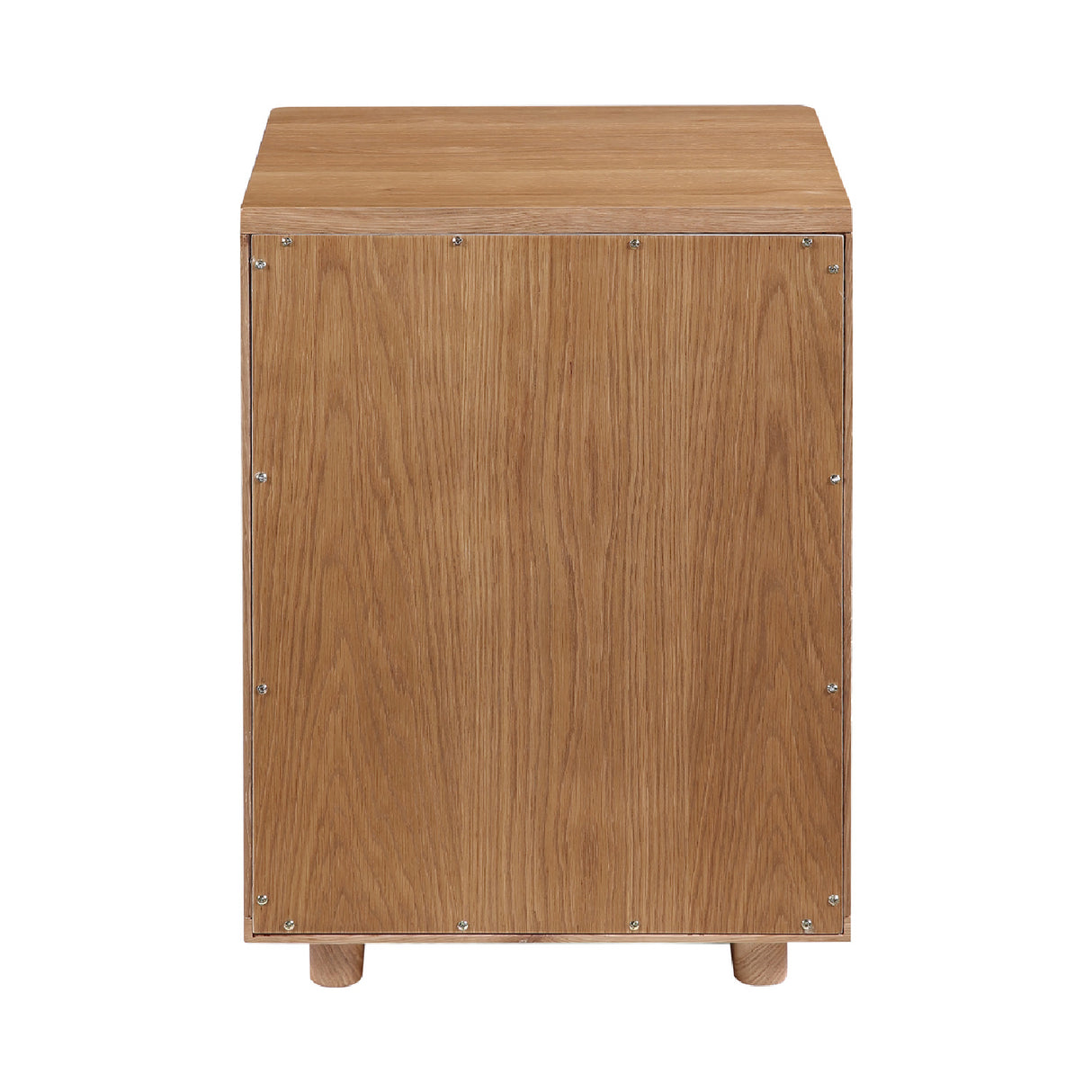 Solid Wood 1-Drawer Nightstand | Novi Living Osamu | Oroa.com