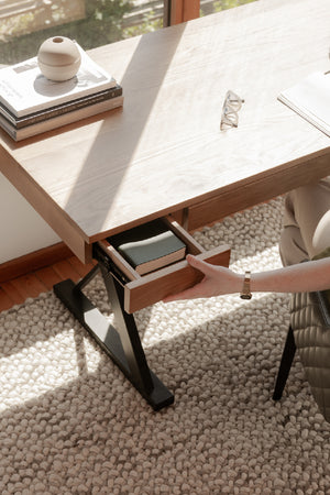 Trestle Framed Wooden Desk | Novi Living Profecto | Oroa.com