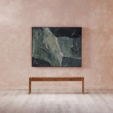 Modern European furniture - Solid Wood Slatted Bench - www.oroa.com